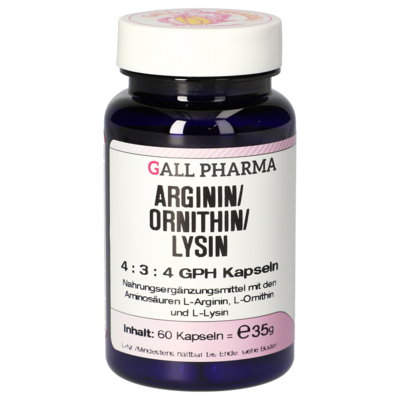 ARGININ/ORNITHIN/Lysin 4:3:4 GPH Kapseln