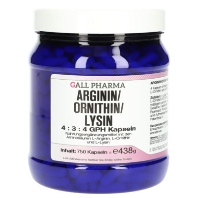 ARGININ/ORNITHIN/Lysin 4:3:4 GPH Kapseln