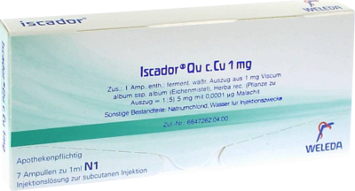 ISCADOR Qu c.Cu 1 mg Injektionslösung