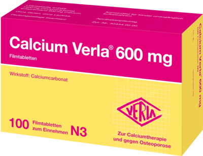 CALCIUM VERLA 600 mg Filmtabletten