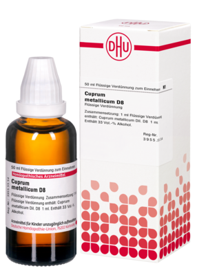 CUPRUM METALLICUM D 8 Dilution