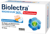 BIOLECTRA Magnesium 365 mg fortissimum Orange