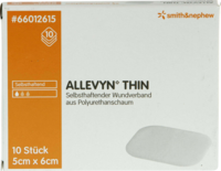 ALLEVYN Thin 5x6 cm dünne Wundauflage