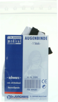 AUGENBINDE oval m.Bindeband schwarz