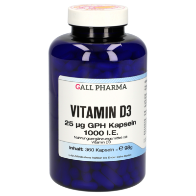 VITAMIN D3 25 µg GPH Kapseln