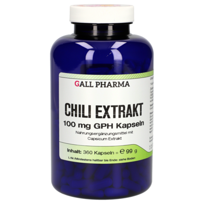 CHILI EXTRAKT 100 mg GPH Kapseln