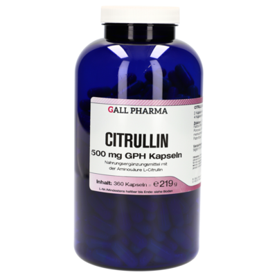 CITRULLIN 500 mg GPH Kapseln