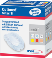 CUTIMED Siltec B Schaumverb.15x15 cm m.Haftr.