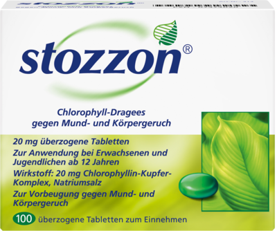 STOZZON Chlorophyll überzogene Tabletten