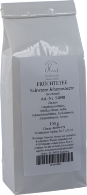 SCHWARZE JOHANNISBEERE Früchtetee aromatisiert