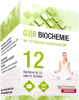 GIB Biochemie Nr.12 Calcium sulfuricum D 6 Tabl.