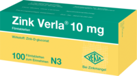 ZINK VERLA 10 mg Filmtabletten