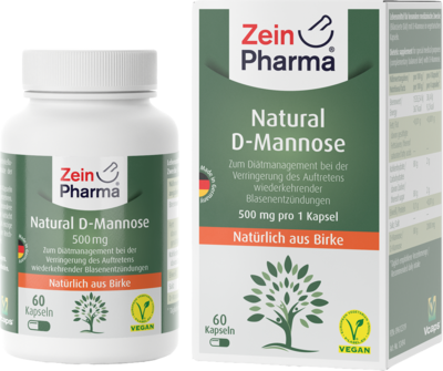 NATURAL D-Mannose 500 mg Kapseln