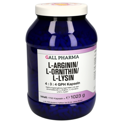 L-ARGININ/L-ORNITHIN/L-Lysin 4:3:4 GPH Kapseln