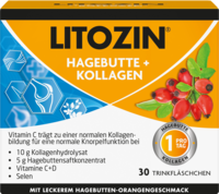 LITOZIN Hagebutte+Kollagen Trinkfläschchen