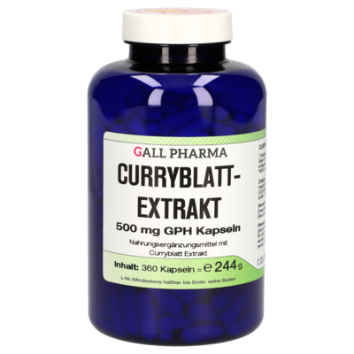 CURRYBLATTEXTRAKT 500 mg GPH Kapseln