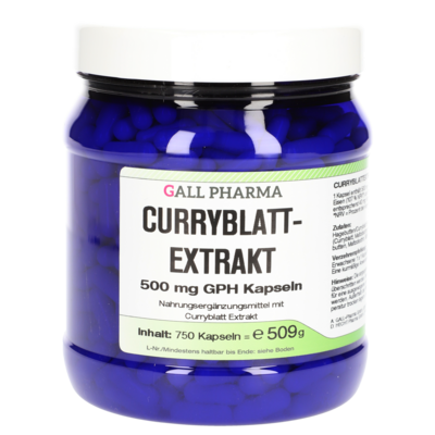 CURRYBLATTEXTRAKT 500 mg GPH Kapseln