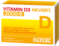 VITAMIN D3 HEVERT 2000 I.E. Tabletten