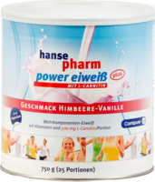 HANSEPHARM Power Eiweiß plus Himbeere-Vanille Plv.