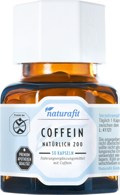 NATURAFIT Coffein nat 200 Kapseln