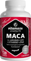 MACA 10:1 hochdosiert+L-Arginin+OPC+Vit.vegan Kps.