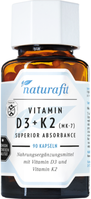 NATURAFIT Vitamin D3+K2 MK-7 superior absorb.Kaps.