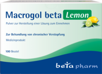 MACROGOL beta Lemon Plv.z.Her.e.Lsg.z.Einnehmen