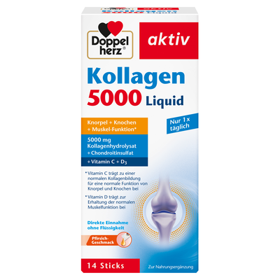 DOPPELHERZ Kollagen 5000 Liquid Sticks