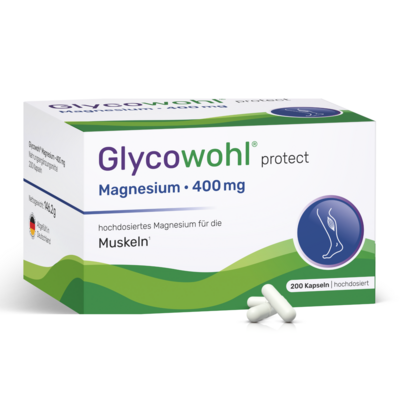 GLYCOWOHL Magnesium 400 mg hochdosiert vegan Kaps.