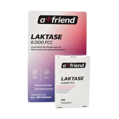 A FRIEND Laktase 6.000 FCC bei Laktoseintol.Tabl.